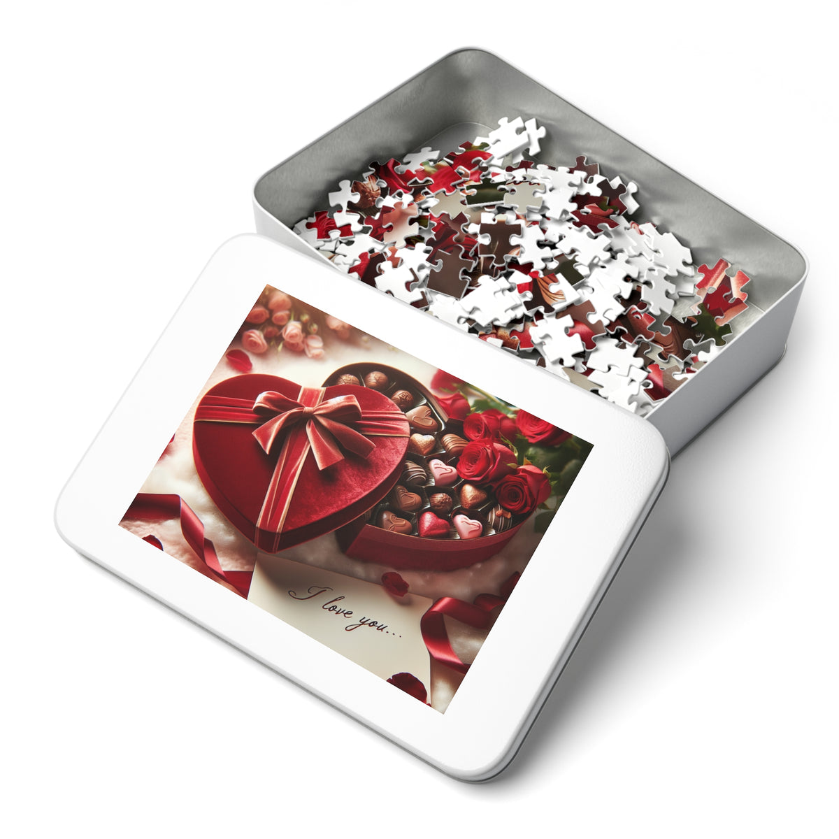 Jigsaw Puzzle with Tin