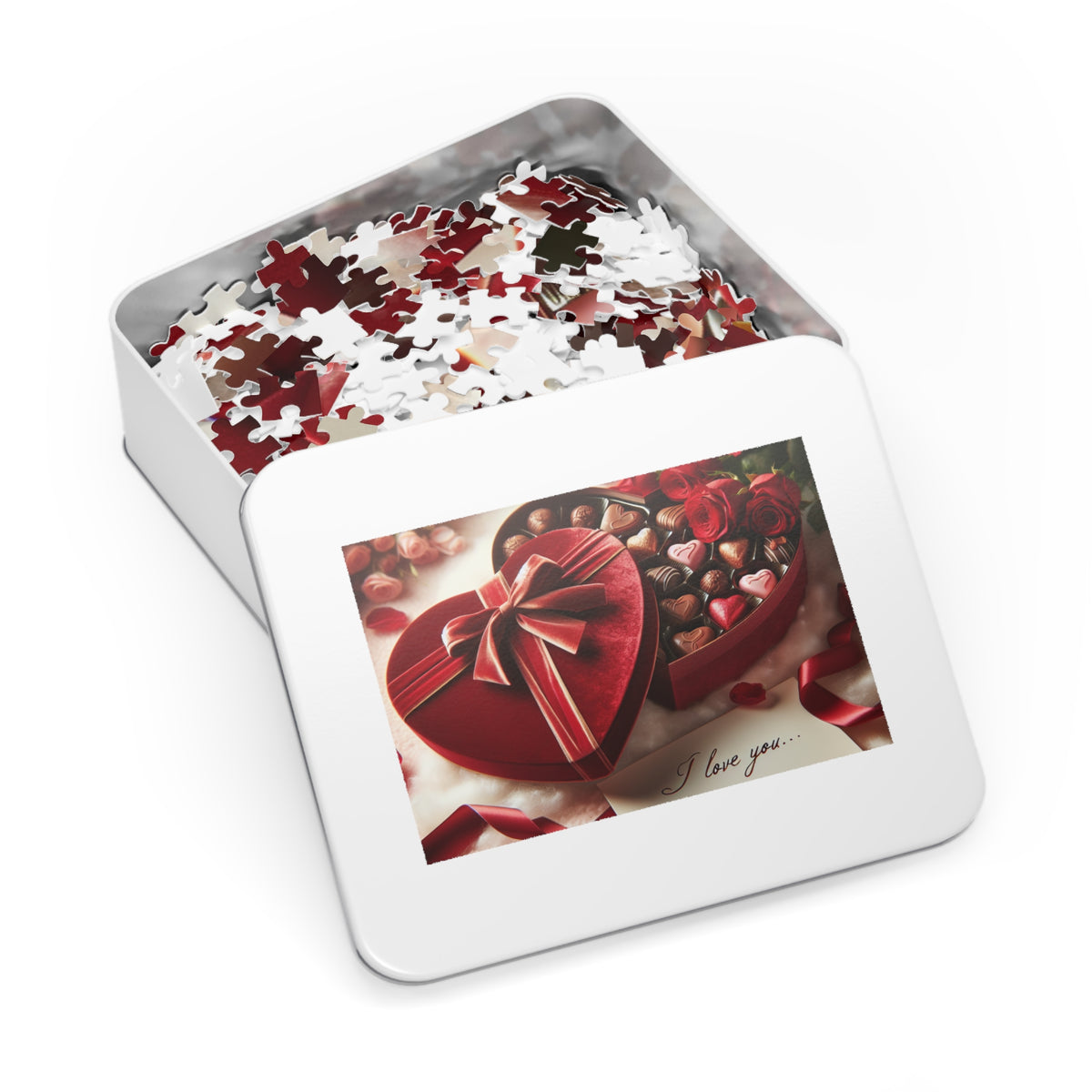 Jigsaw Puzzle with Tin