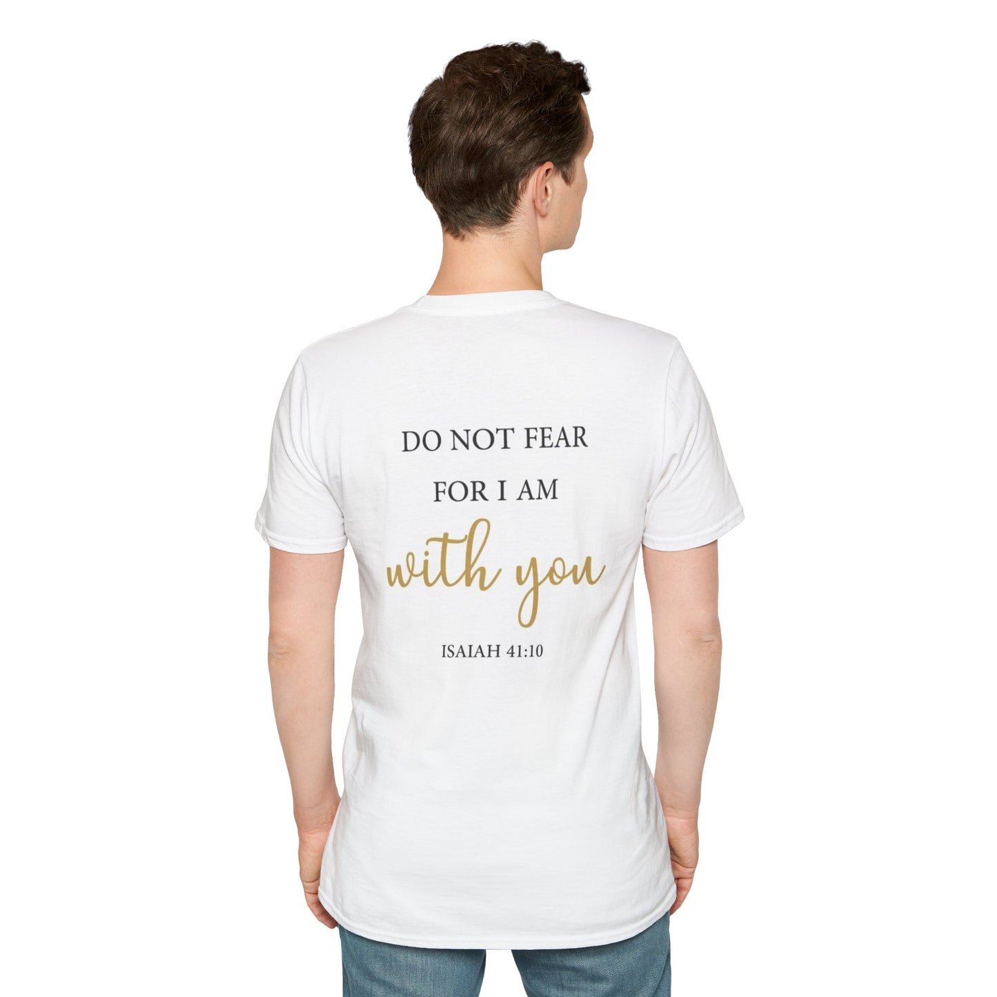 Don't Panic...God is in Control Tee, Positive Message Apparel, Faith-Based Gift, Motivational Shirt