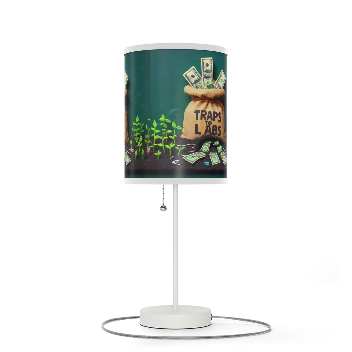 Traps To Labs- Table Lamp, Home Decor, Personalized Lighting, Gift for Him, Unique Lamp, Bedroom Decoration, Nightstand Light