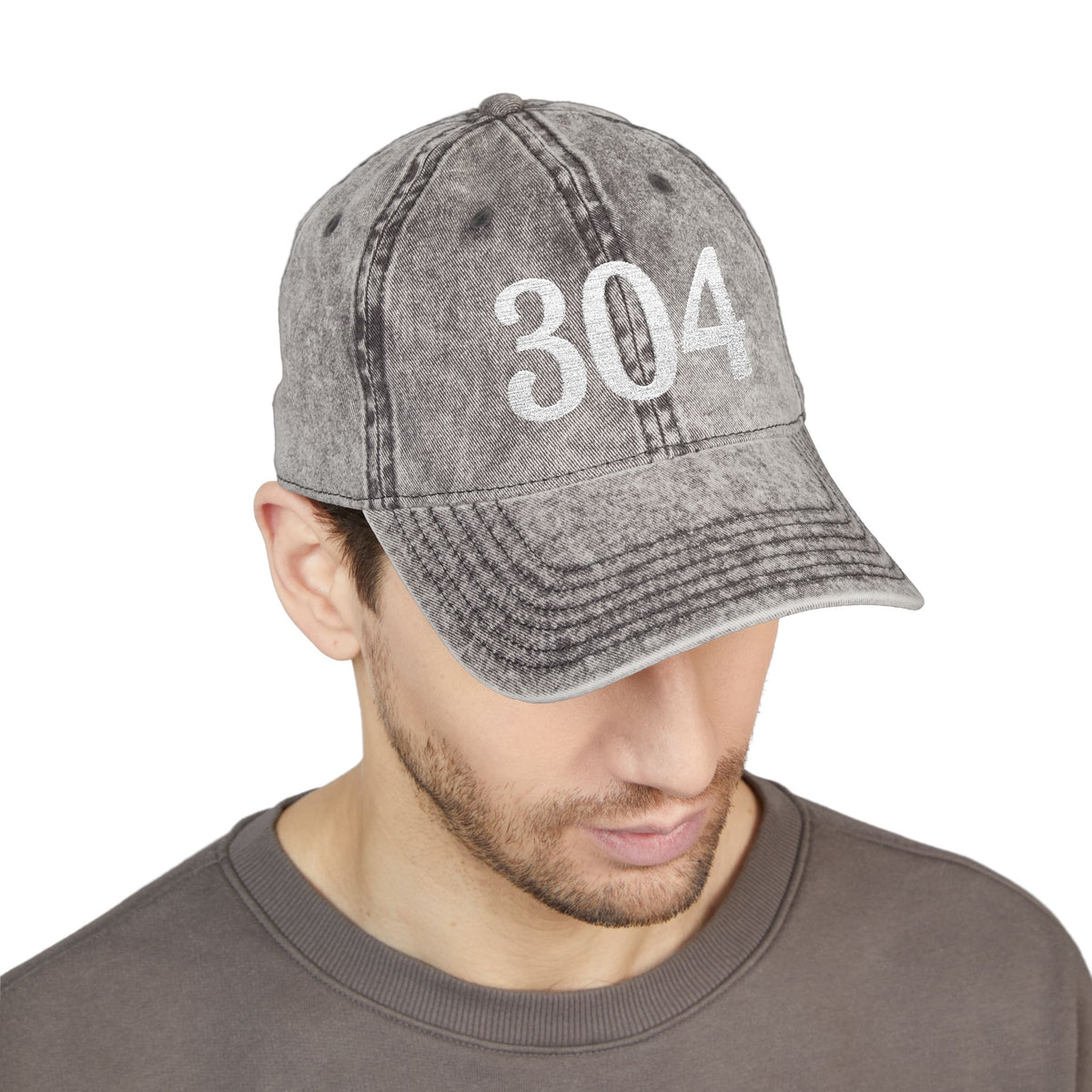 Vintage Embroidered Cap — Distressed (304) Hat