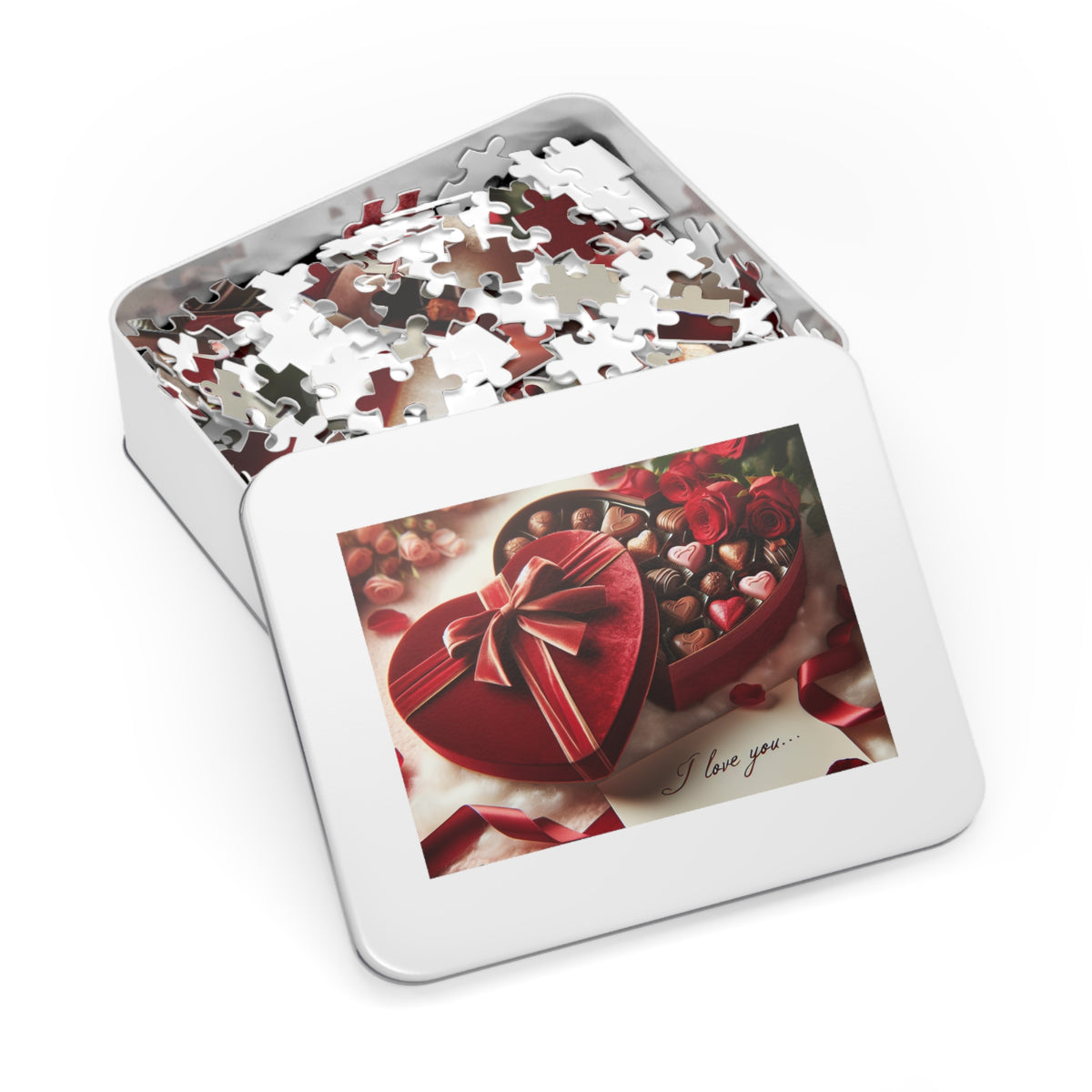 Jigsaw Puzzle with Tin