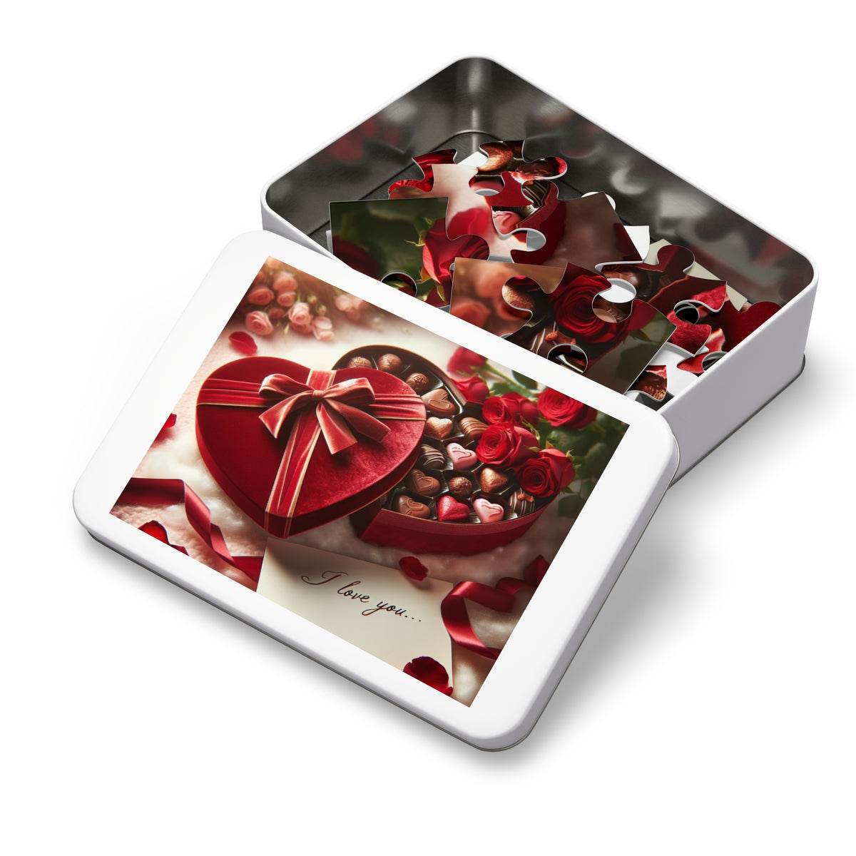 Jigsaw Puzzle with Tin