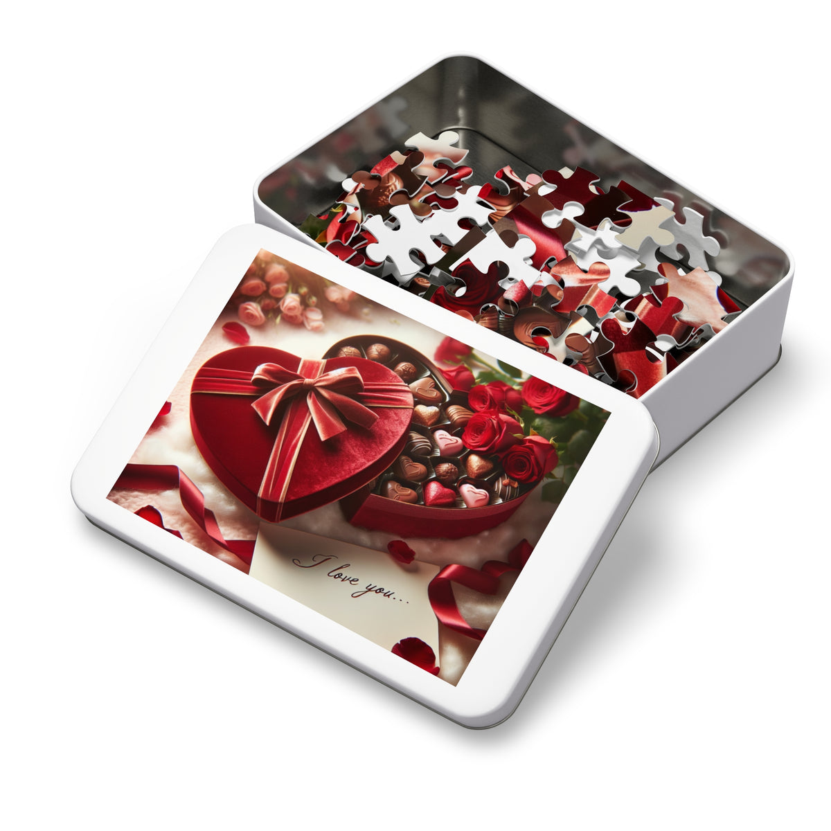 Jigsaw Puzzle with Tin