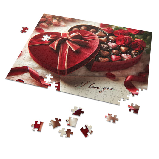 Jigsaw Puzzle with Tin