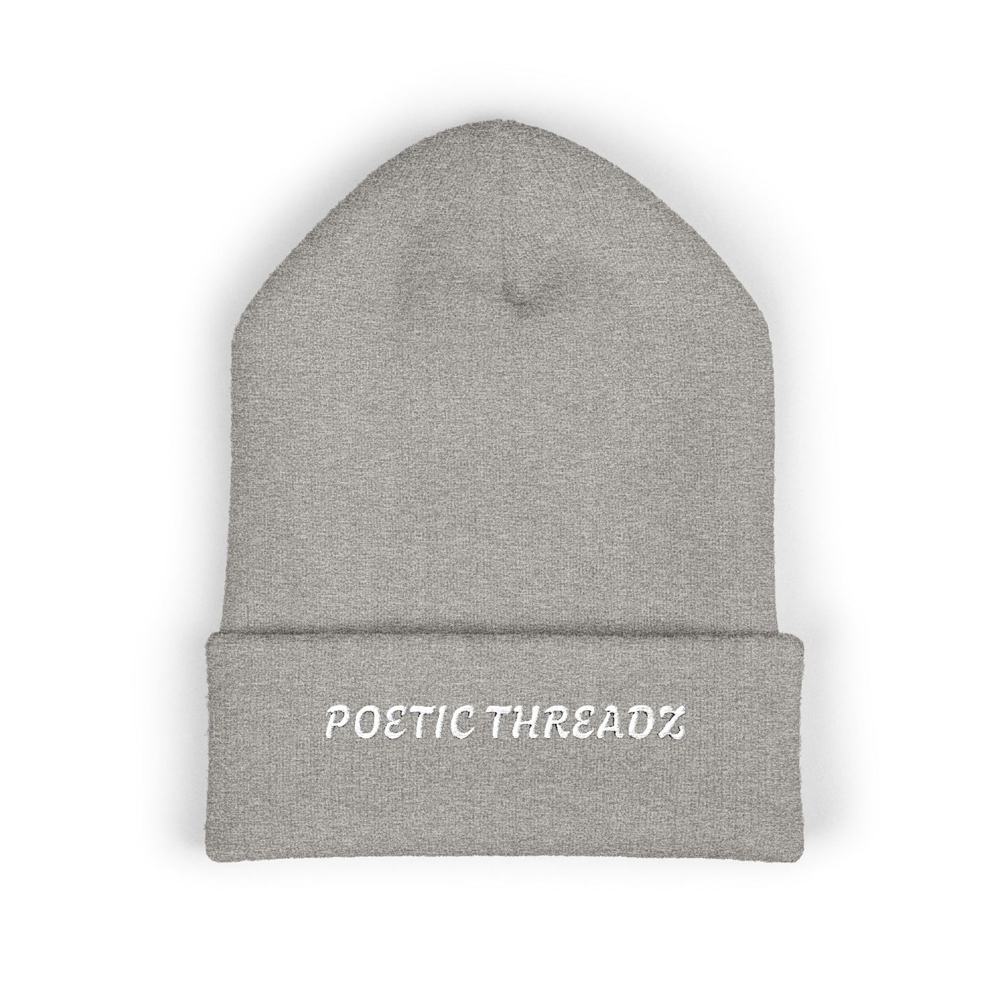 Beanie Hat - POETIC THREADZ Embroidered Classic Cuffed Beanie