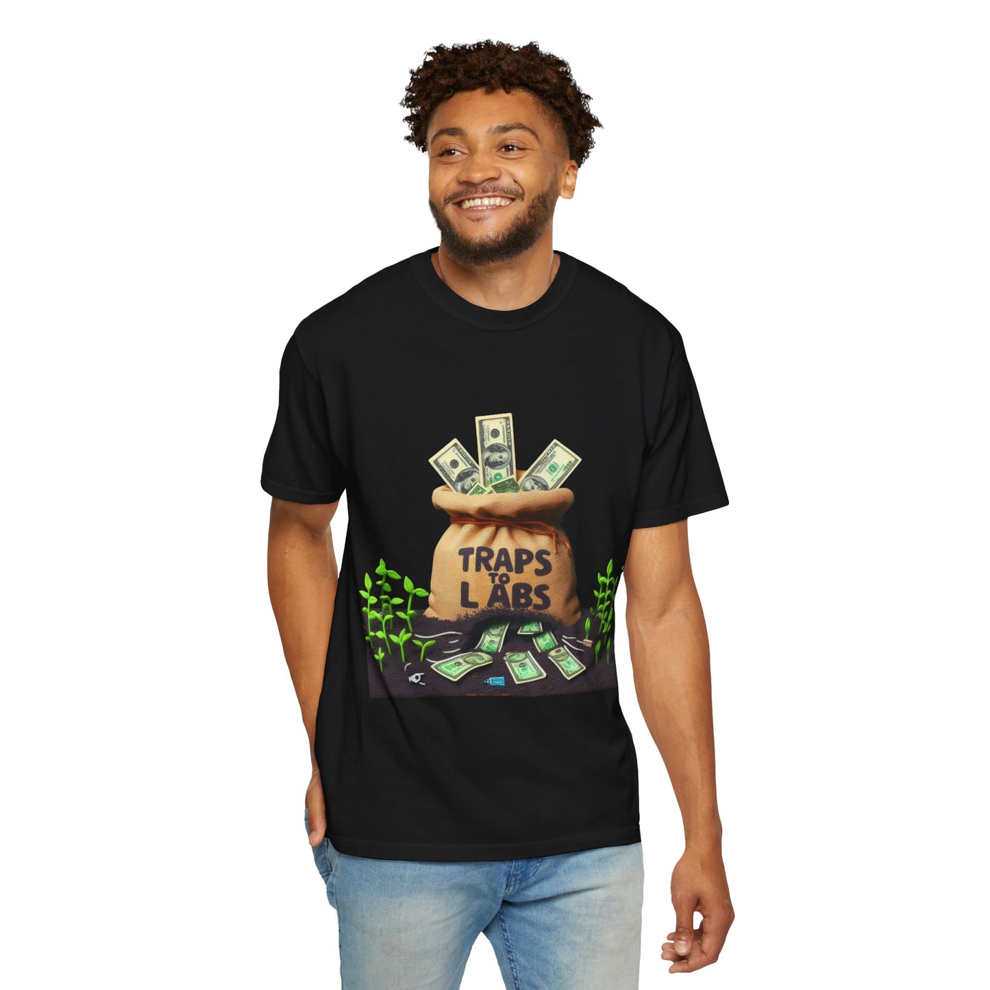 Traps to Labs T-Shirt — 'Traps to Labs' Graphic Tee
