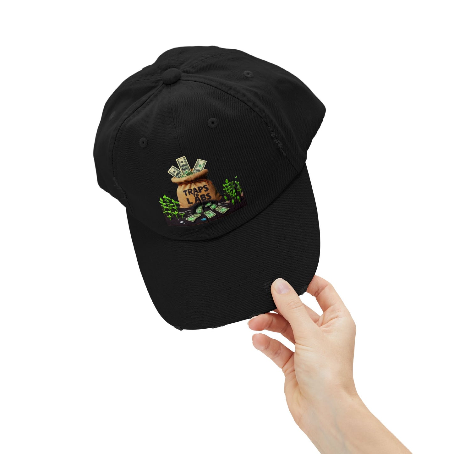 Distressed Cap - Traps To Labs Design