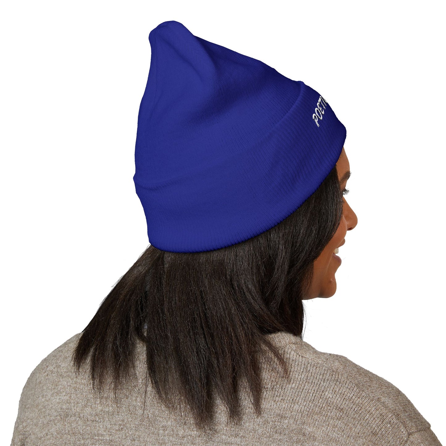 Beanie Hat - POETIC THREADZ Embroidered Classic Cuffed Beanie