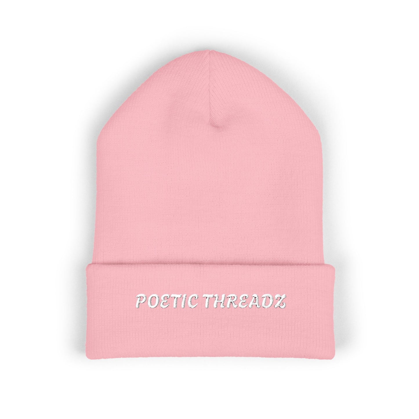 Beanie Hat - POETIC THREADZ Embroidered Classic Cuffed Beanie