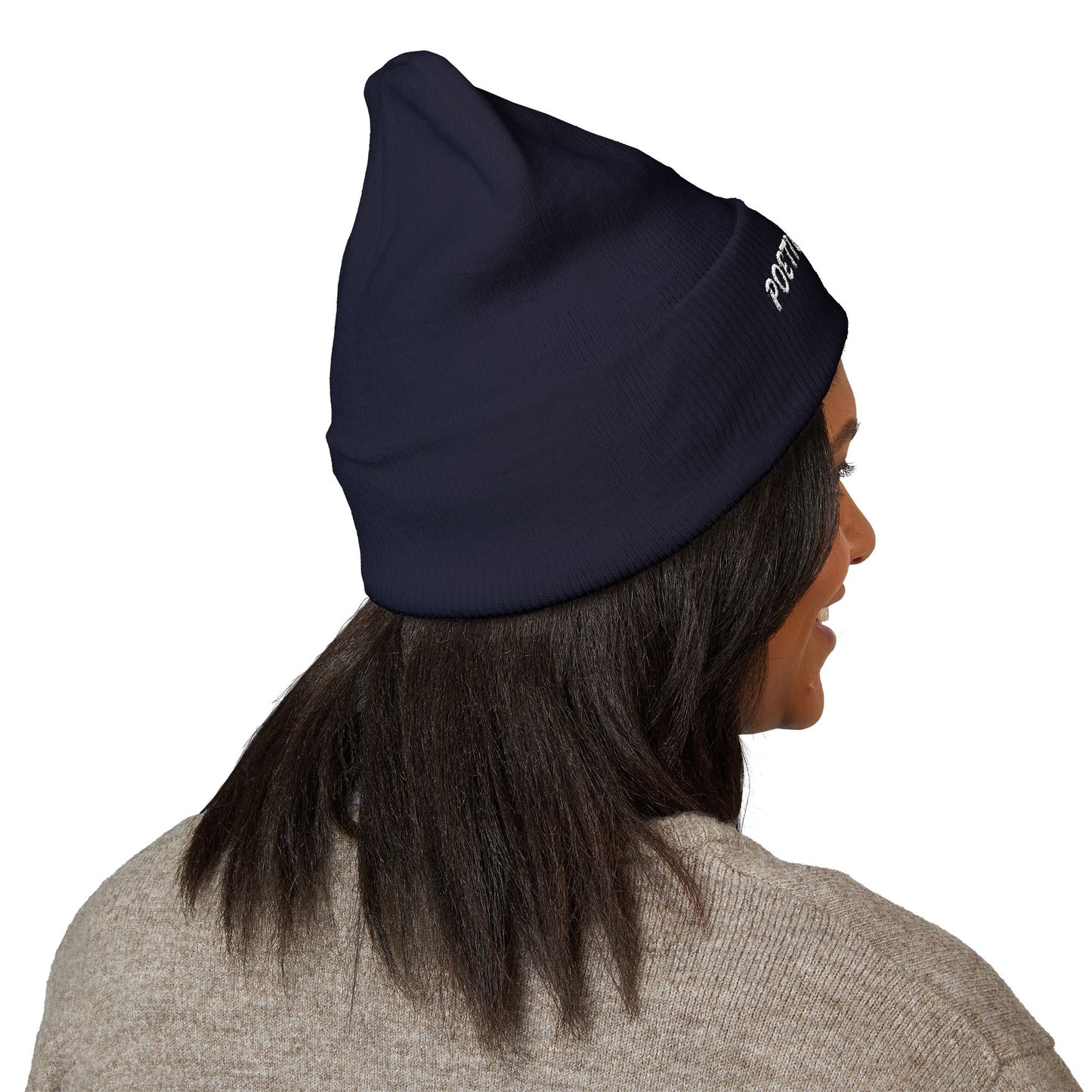 Beanie Hat - POETIC THREADZ Embroidered Classic Cuffed Beanie