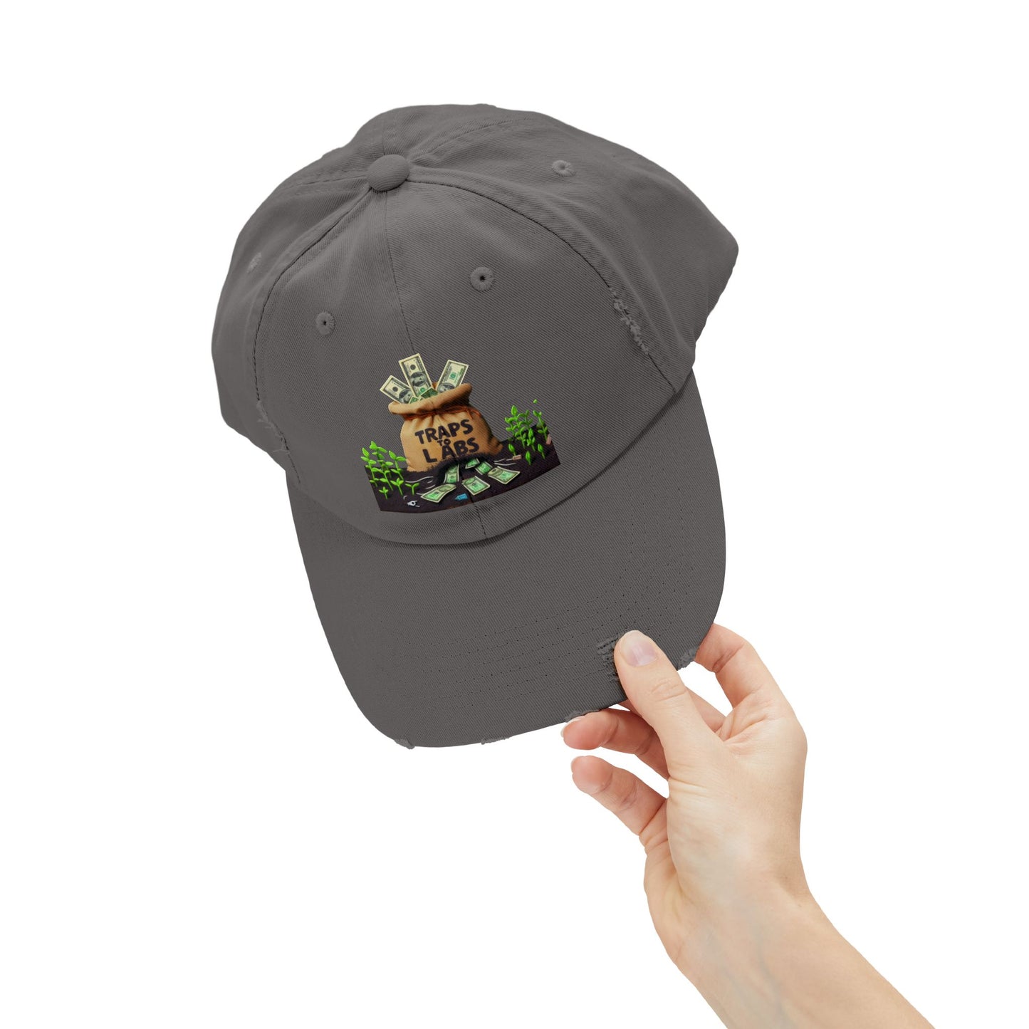 Distressed Cap - Traps To Labs Design