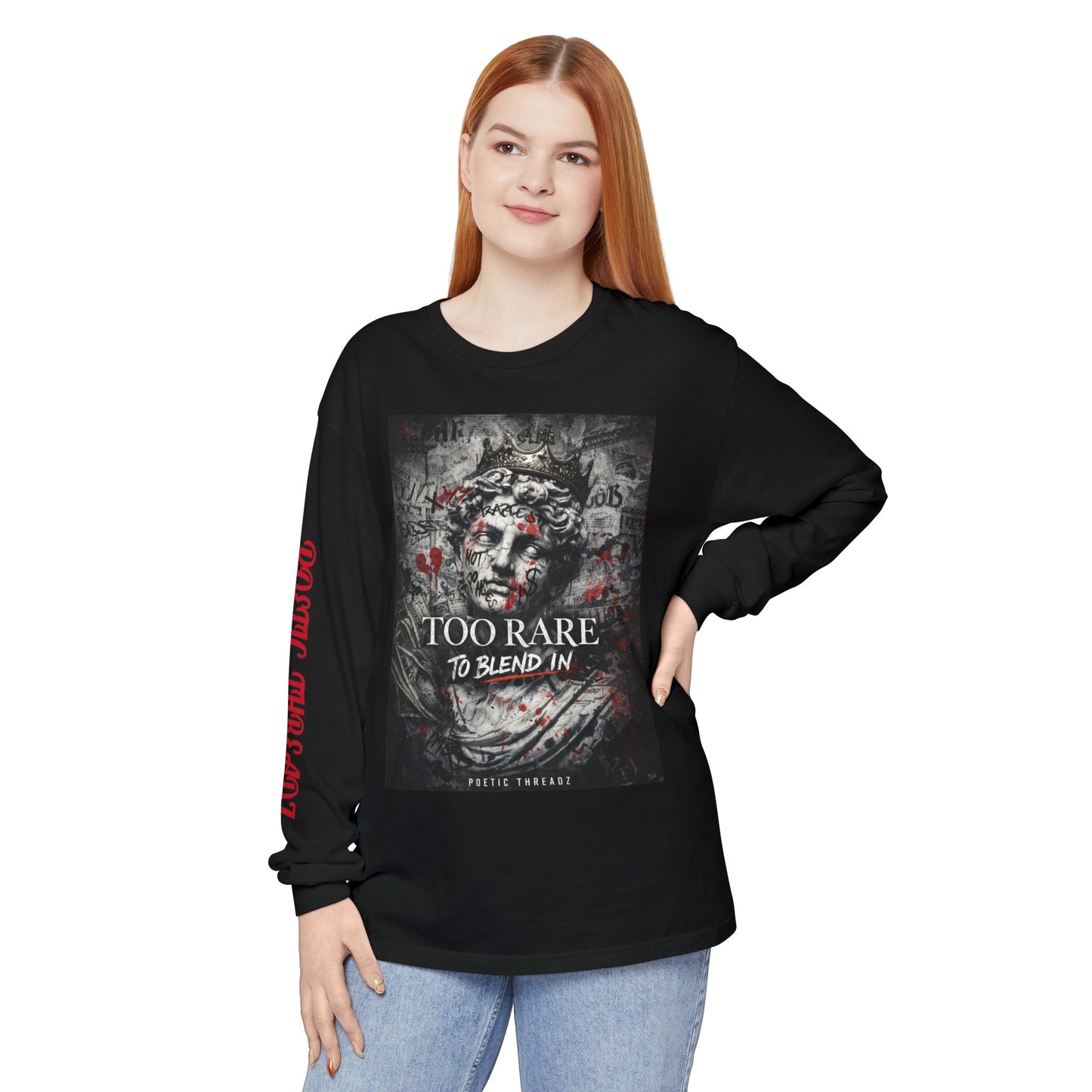 Too Rare To Blend In Long Sleeve Tee