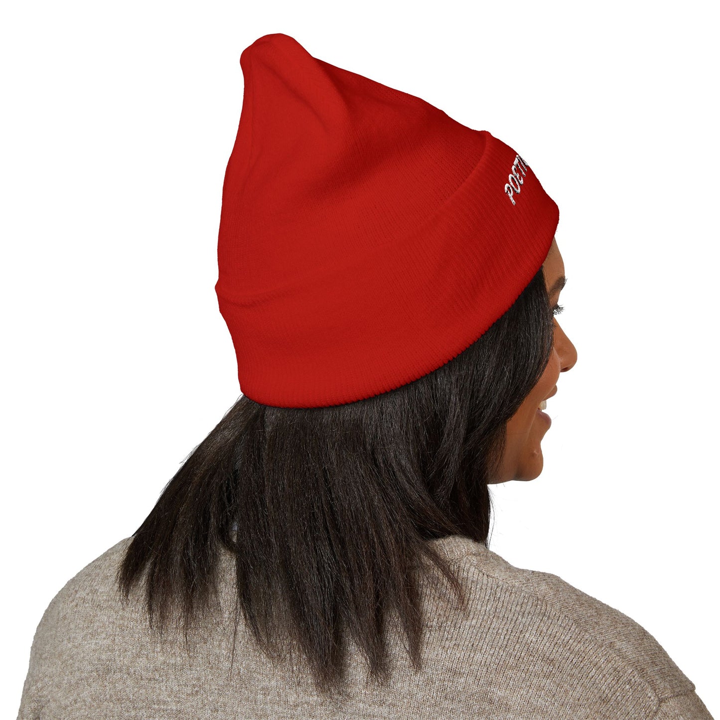 Beanie Hat - POETIC THREADZ Embroidered Classic Cuffed Beanie