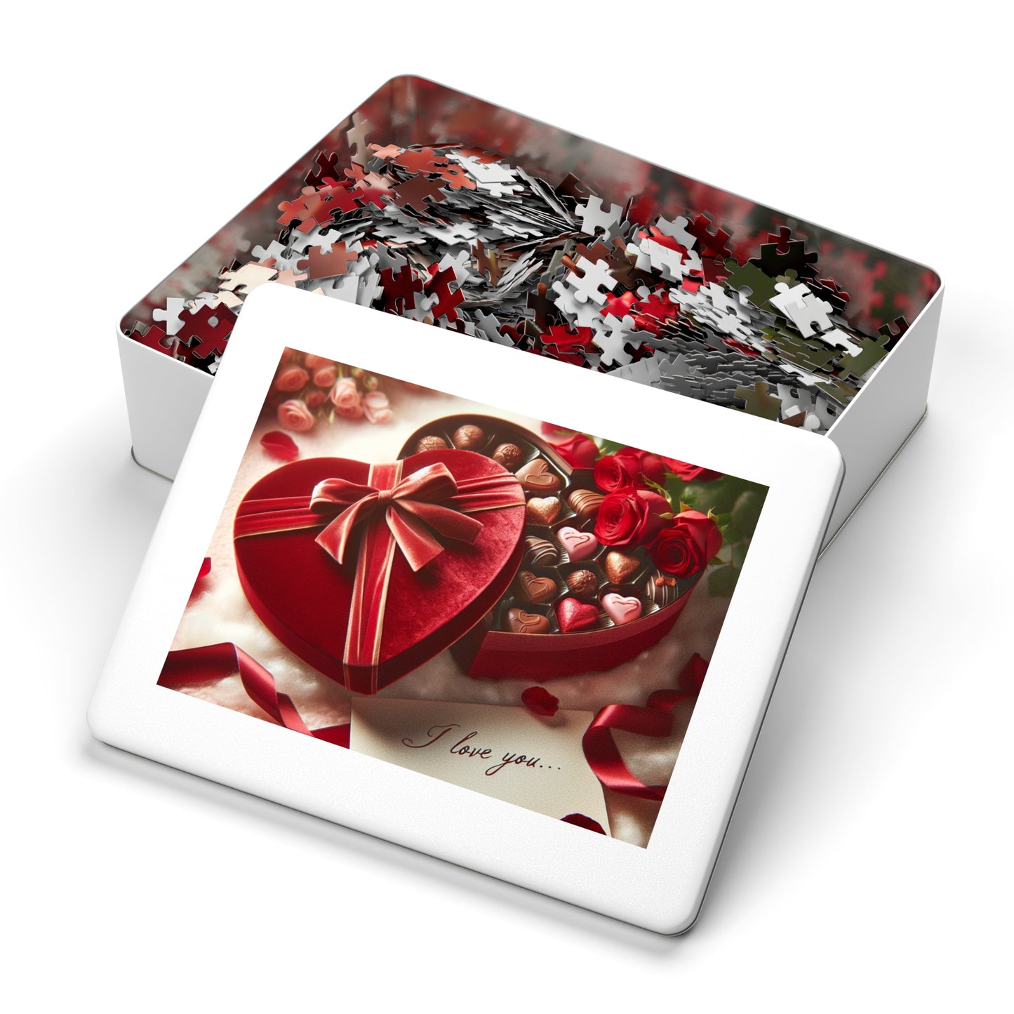 Jigsaw Puzzle with Tin