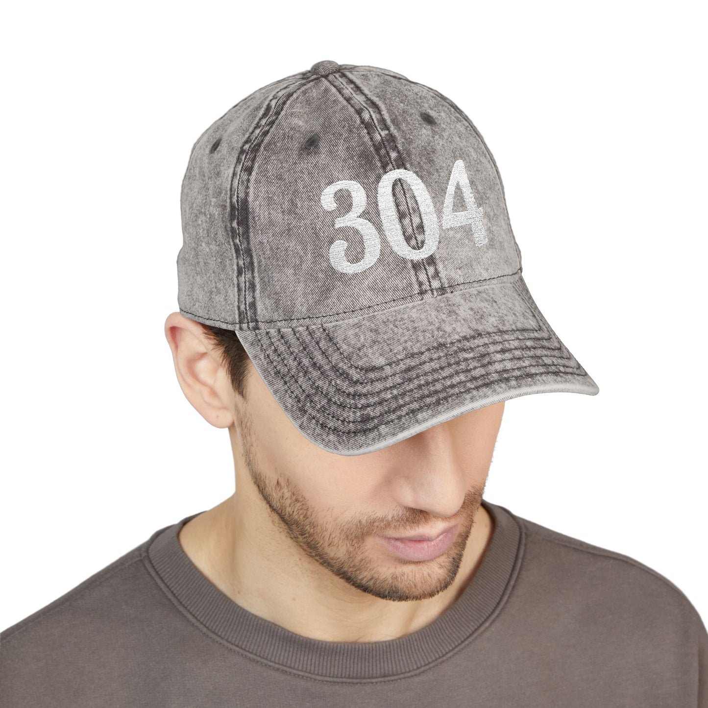 Vintage Embroidered Cap — Distressed (304) Hat