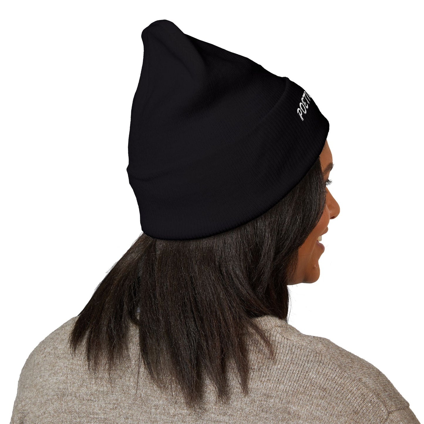Beanie Hat - POETIC THREADZ Embroidered Classic Cuffed Beanie