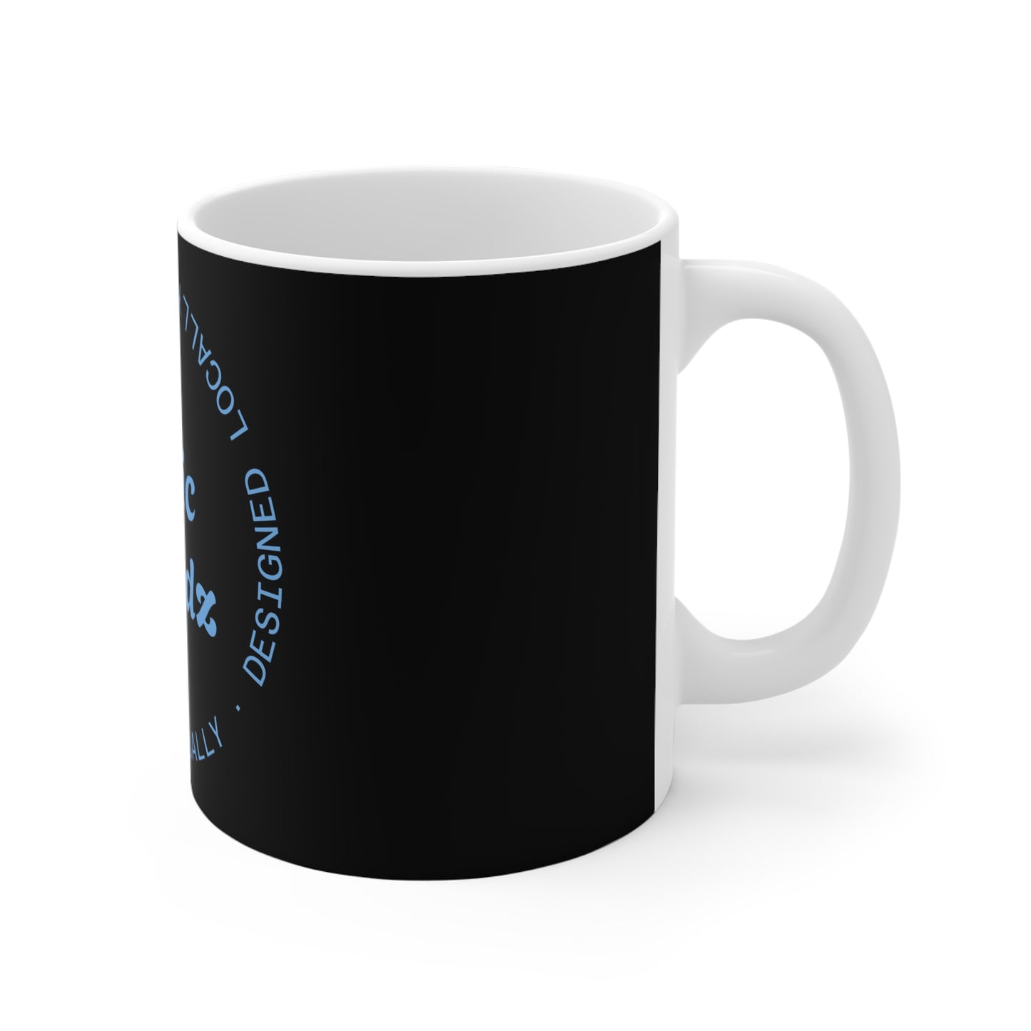 POETIC THREADZ Personalized 11oz Coffee Mug — Custom Name Option