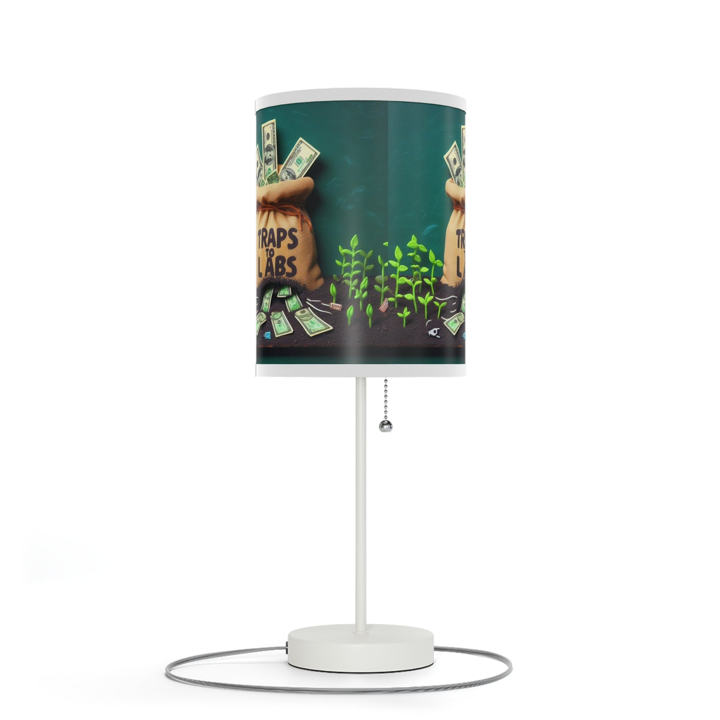 Traps To Labs-  Table Lamp, Home Decor, Personalized Lighting, Gift for Him, Unique Lamp, Bedroom Decoration, Nightstand Light
