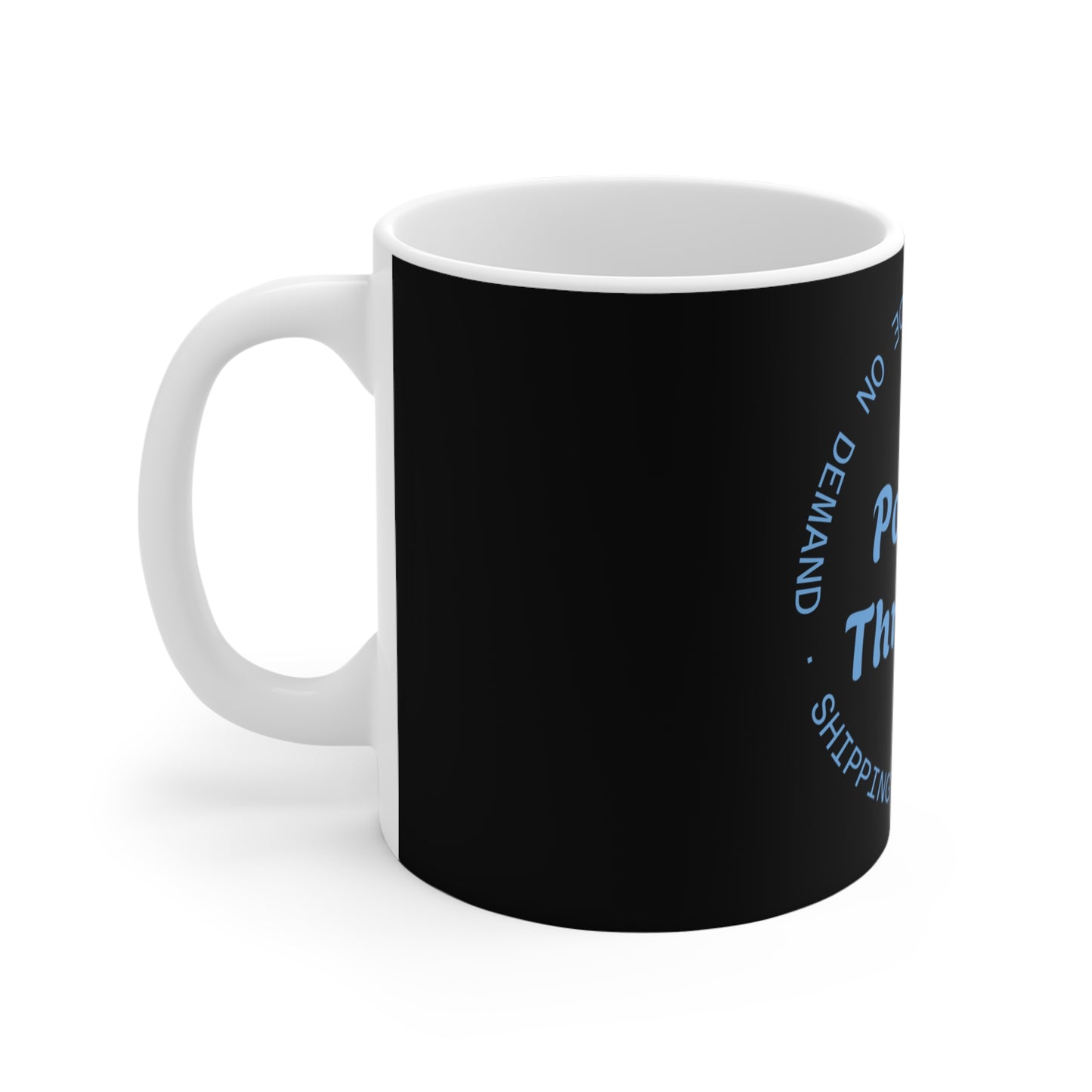 POETIC THREADZ Personalized 11oz Coffee Mug — Custom Name Option