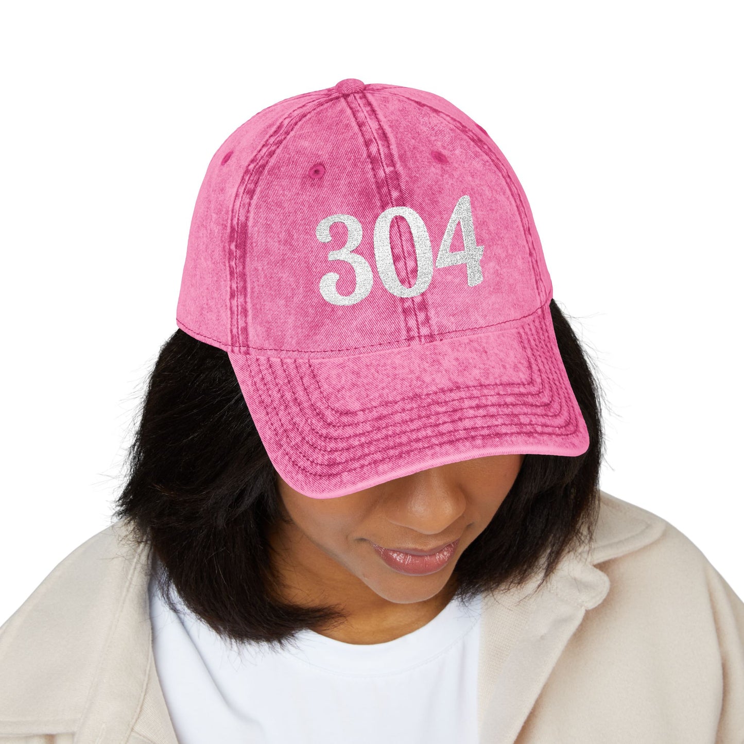 Vintage Embroidered Cap — Distressed (304) Hat