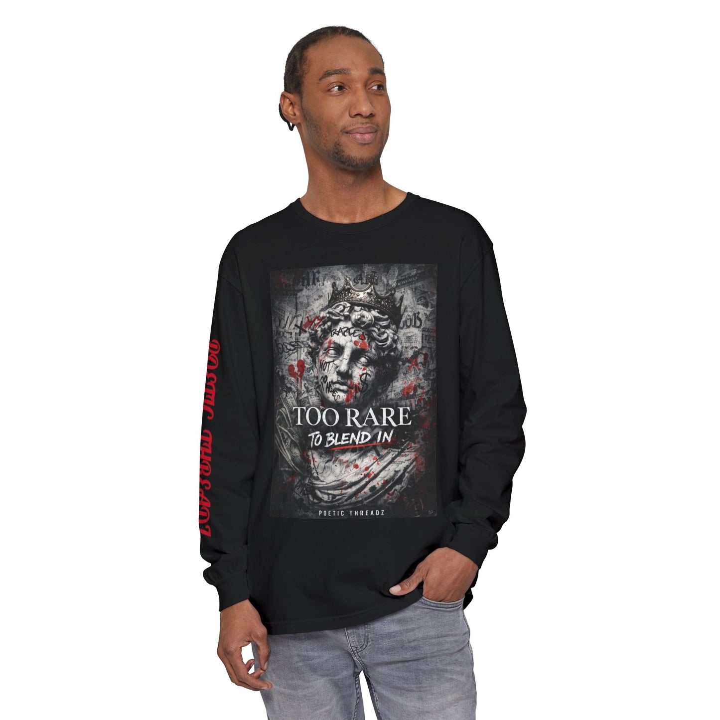 Too Rare To Blend In Long Sleeve Tee
