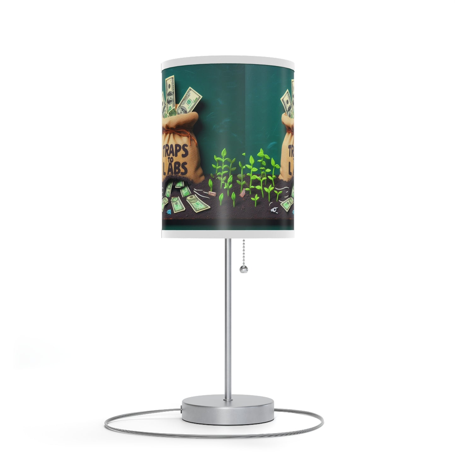 Traps To Labs-  Table Lamp, Home Decor, Personalized Lighting, Gift for Him, Unique Lamp, Bedroom Decoration, Nightstand Light