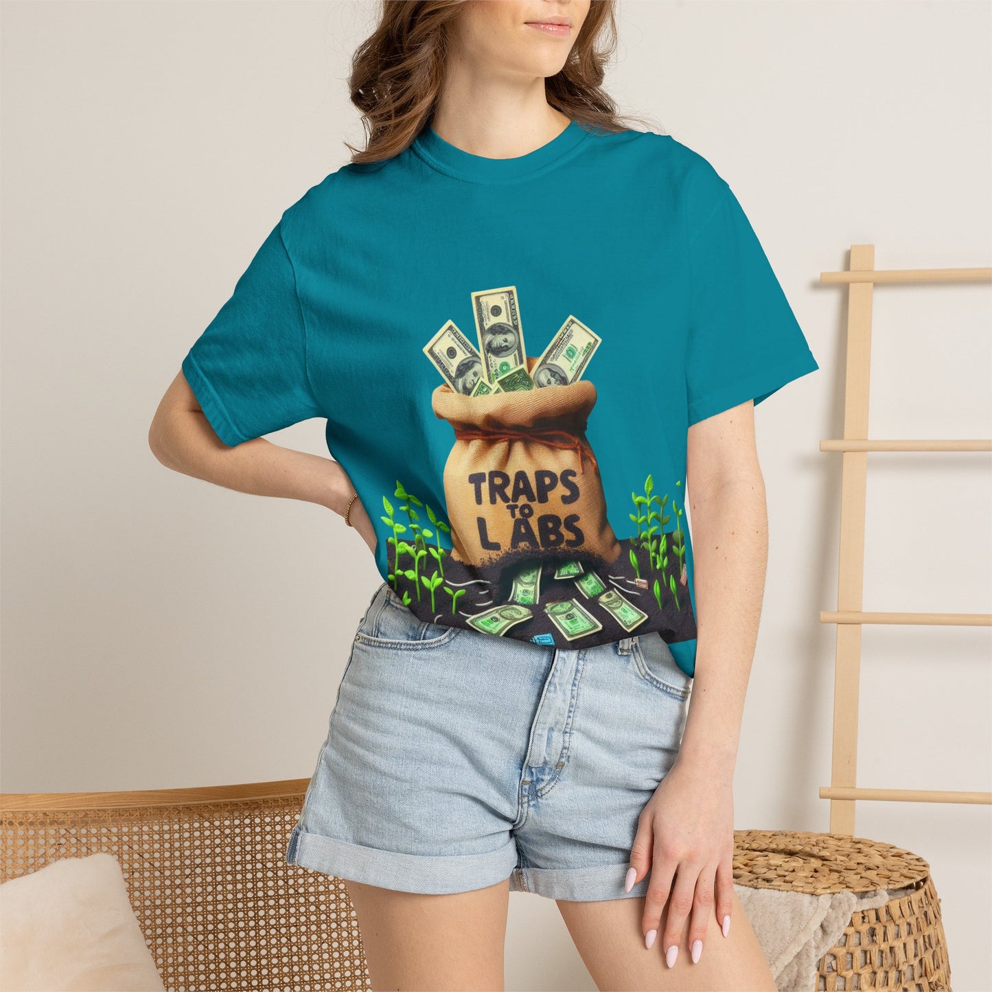 Traps to Labs T-Shirt — 'Traps to Labs' Graphic Tee