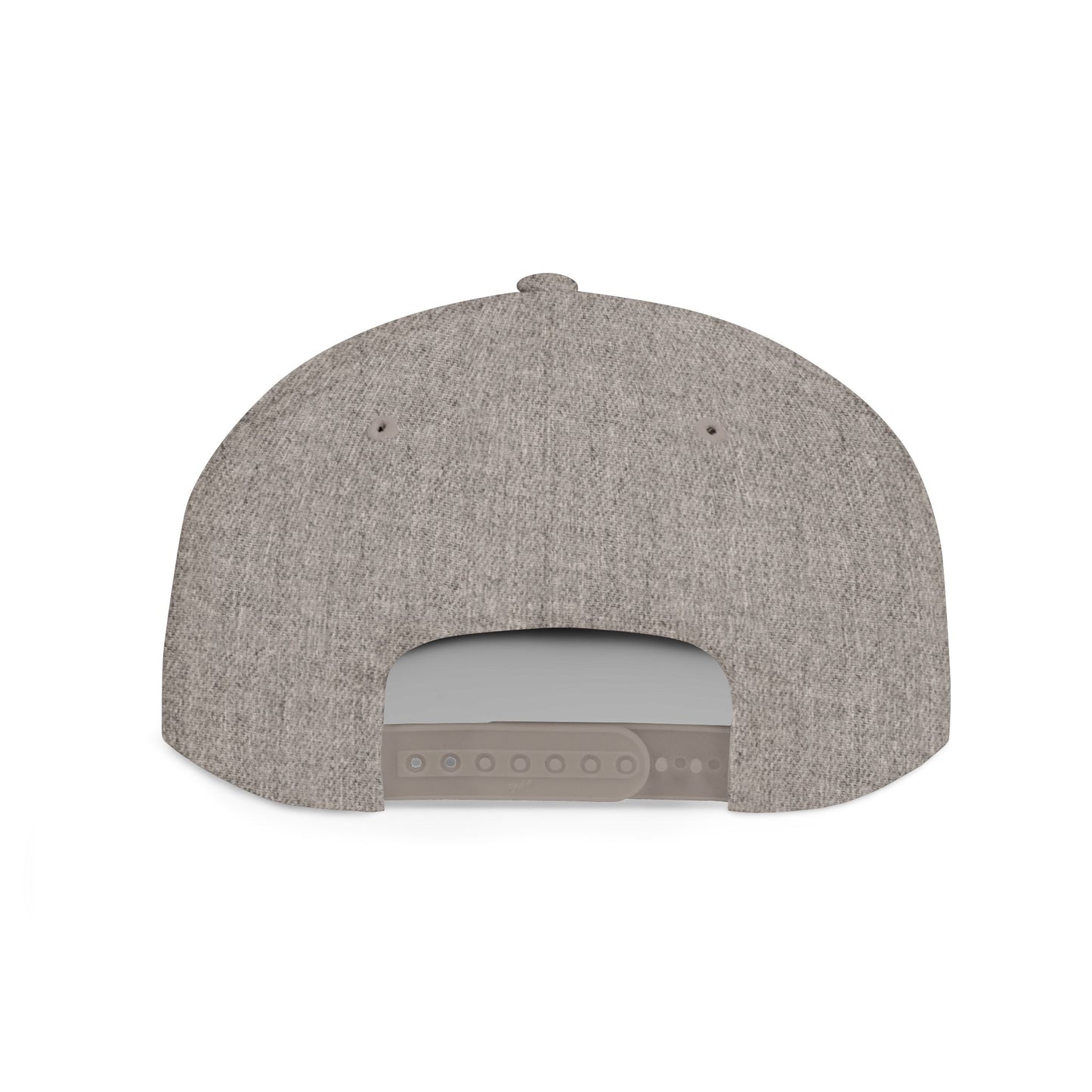 Stylish Flat Bill Snapback Hat with Unique Embroidered Design